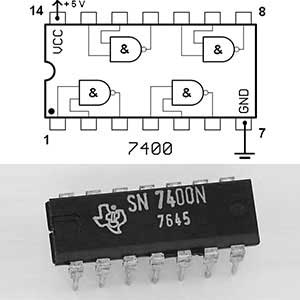 7400芯片電路圖